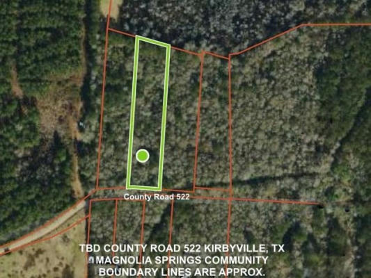 280 COUNTY ROAD 522, KIRBYVILLE, TX 75956 - Image 1